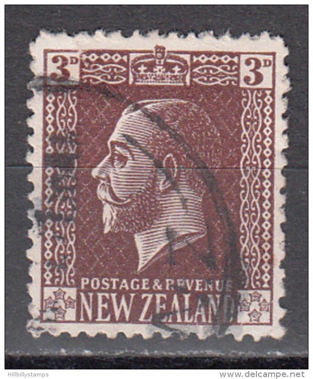 NEW ZEALAND   SCOTT NO. 164     USED    YEAR  1916 - Usati