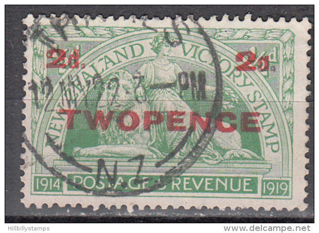 NEW ZEALAND   SCOTT NO. 174     USED    YEAR  1922 - Gebraucht