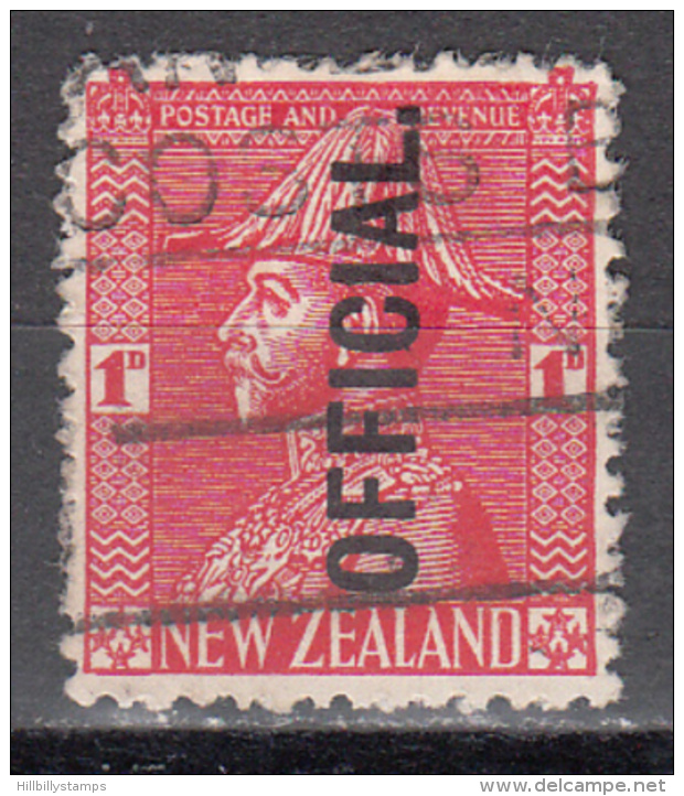 NEW ZEALAND   SCOTT NO.  055   USED    YEAR  1927 - Oblitérés