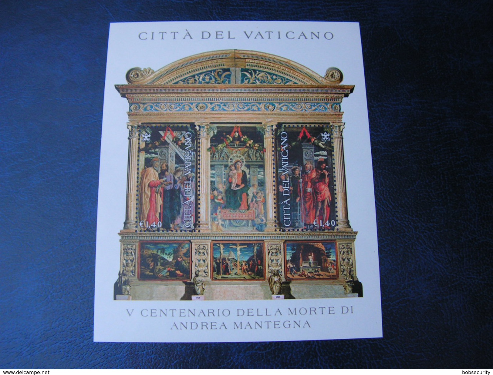 Vatican 2006  Mantegna Block 27 ** MNH Postpreis &euro; 2,80  Michel &euro; 6,00 - Blocks & Sheetlets & Panes