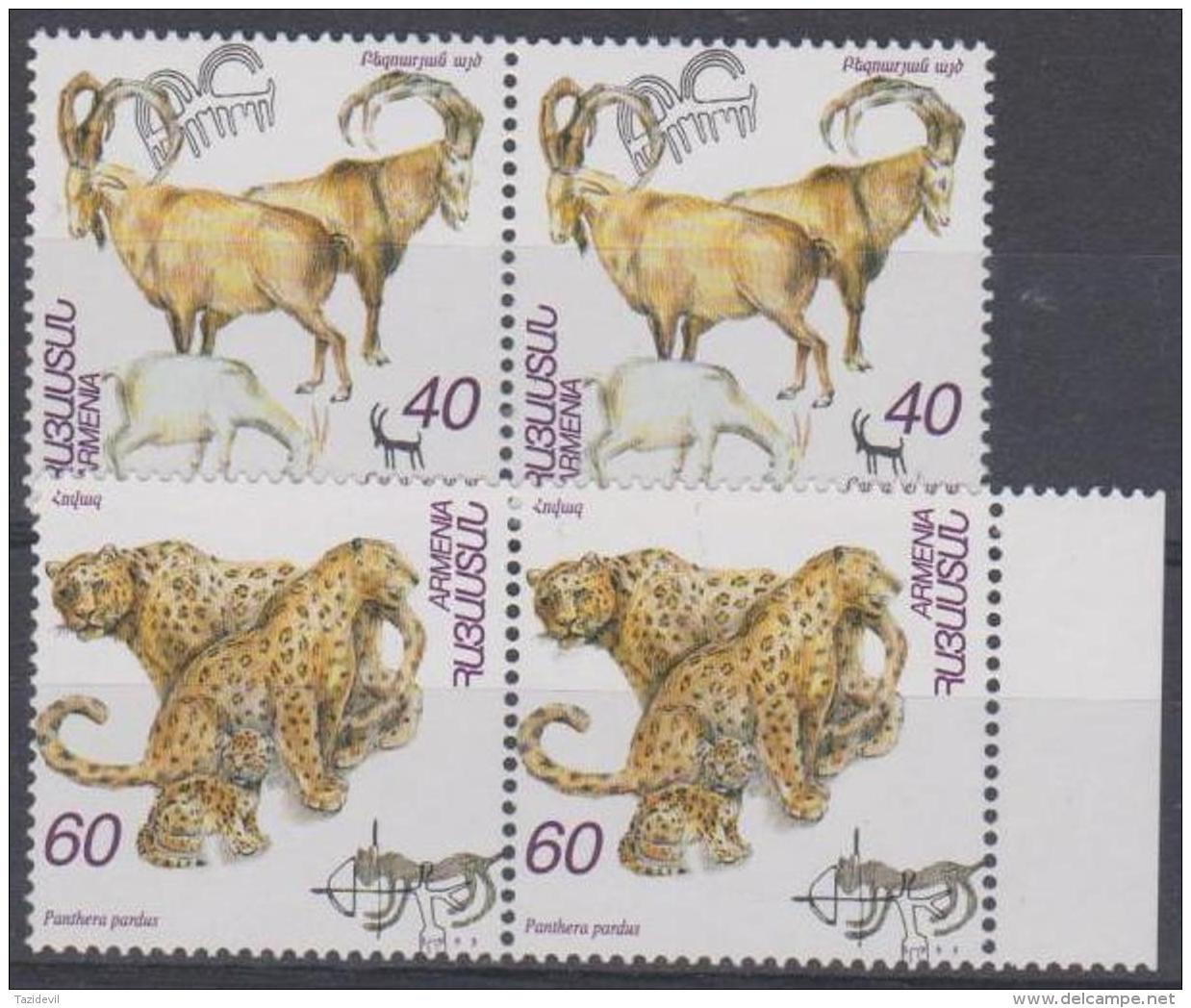 ARMENIA - 1996 Animals In Pairs. Scott 530-1. MNH - Armenia