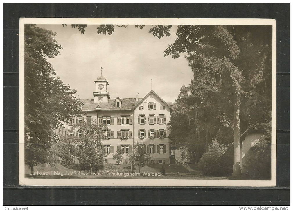 320w * LUFTKURORT NAGOLD * SCHWARZWALD * ERHOLUNGSHEIM WALDECK * 1955 **!! - Nagold