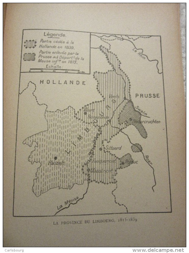 Histoire De Belgique – Limbourg Limburg – Pierre Nothomb - EO 1919 - Rare - België
