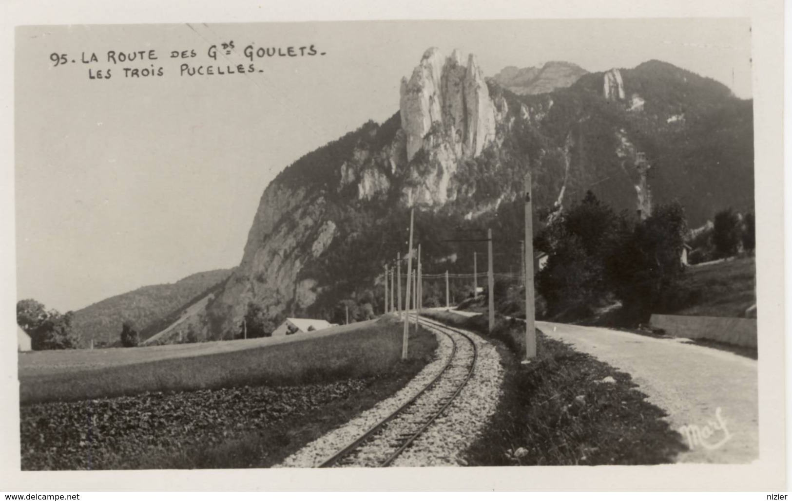 Voie Ferrée Grenoble/Villard De Lans. La Ligne Aux 3 Pucelles St Nizier - Autres & Non Classés