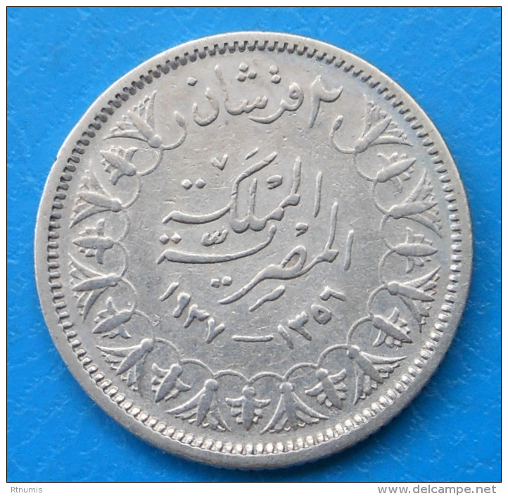 Egypte Egypt 2 Piastres Ah 1356 / 1937 Km 365 - Aegypten