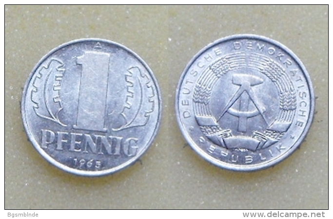 DDR 1 Pfennig 1965 - 1 Pfennig