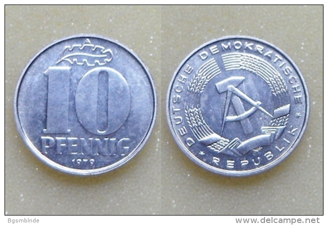 DDR 10 Pfennig 1979 - 10 Pfennig