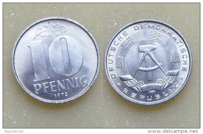 DDR 10 Pfennig 1973 - 10 Pfennig