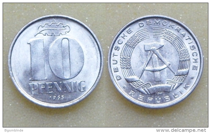 DDR 10 Pfennig 1965 - 10 Pfennig