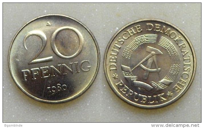 DDR 20 Pfennig 1980 - 20 Pfennig