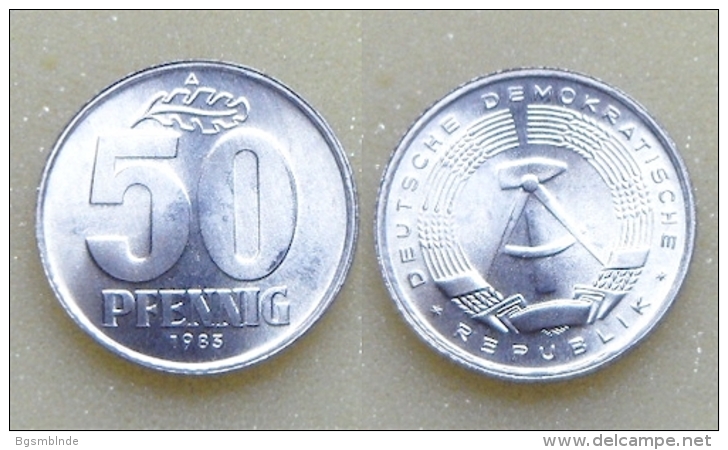 DDR 50 Pfennig 1983 - 50 Pfennig