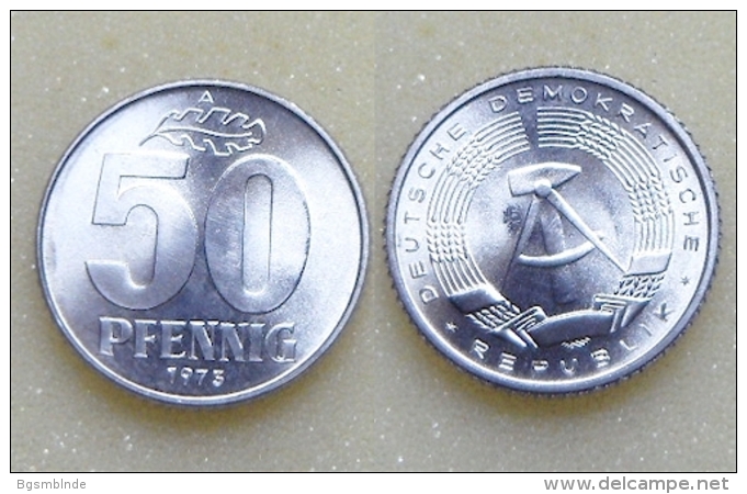 DDR 50 Pfennig 1973 - 50 Pfennig