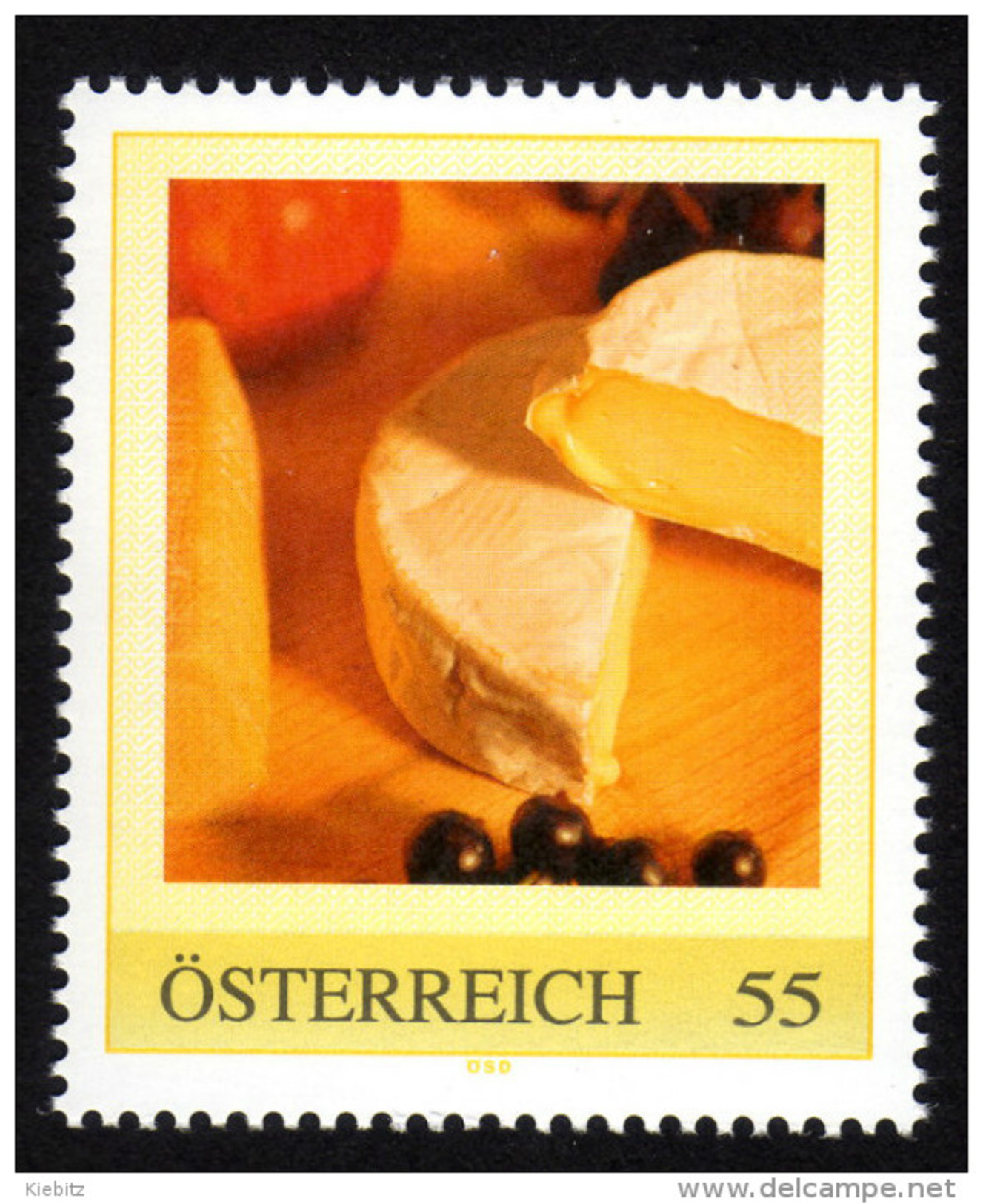 ÖSTERREICH 2009 ** Bergkäse - PM Personalized Stamp MNH - Ernährung