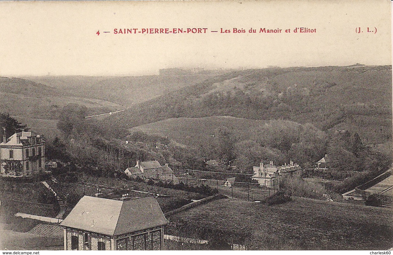 CPA - 76 - Saint Pierre En Port - Les Bois Du Manoir Et D'Élitot - Fécamp