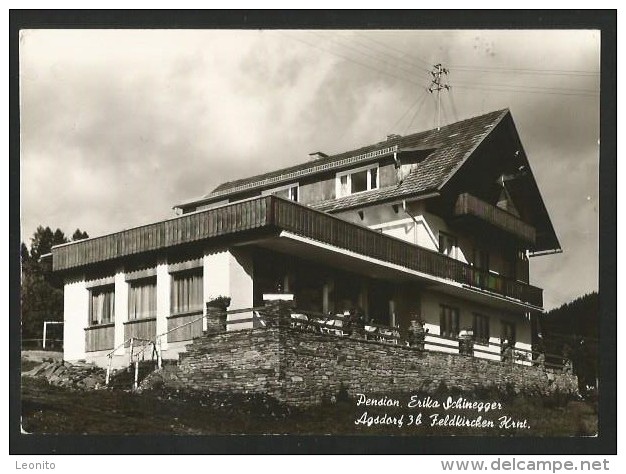 FELDKIRCHEN Kärnten Pension Gasthof ERIK SCHINEGGER ERIKA Apsdorf Ca. 1960 - Feldkirchen In Kärnten