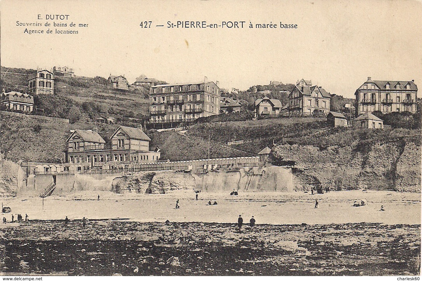 CPA - 76 - Saint Pierre En Port - à Marée Basse - N° 427 - Fécamp