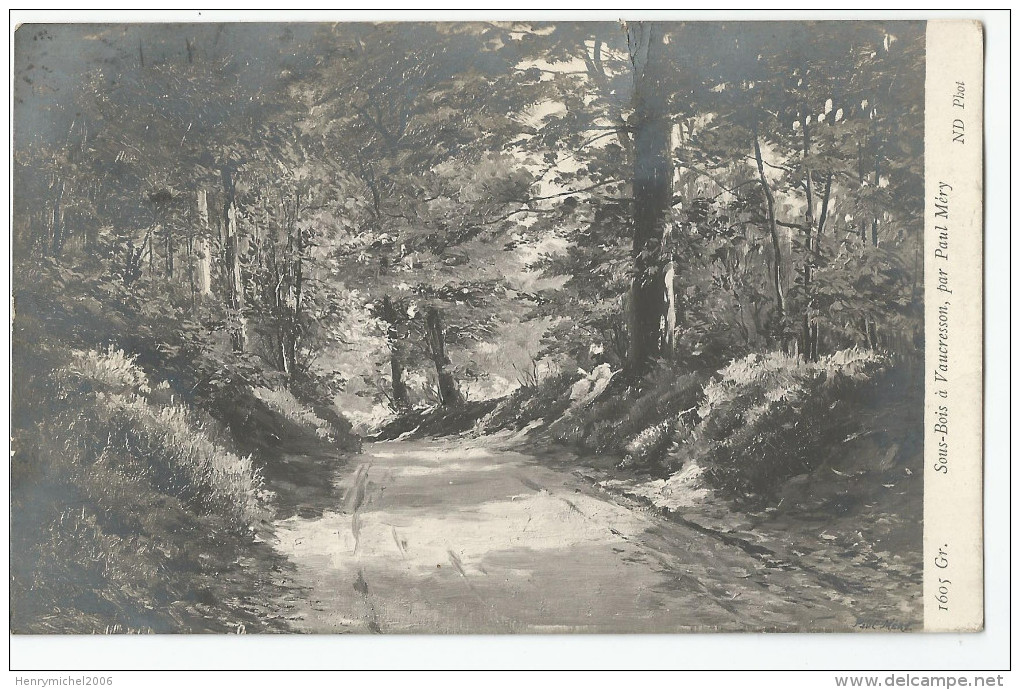 Hauts De Seine - 92 - Sous Bois A Vaucresson Par Paul Méry 1908 - Vaucresson