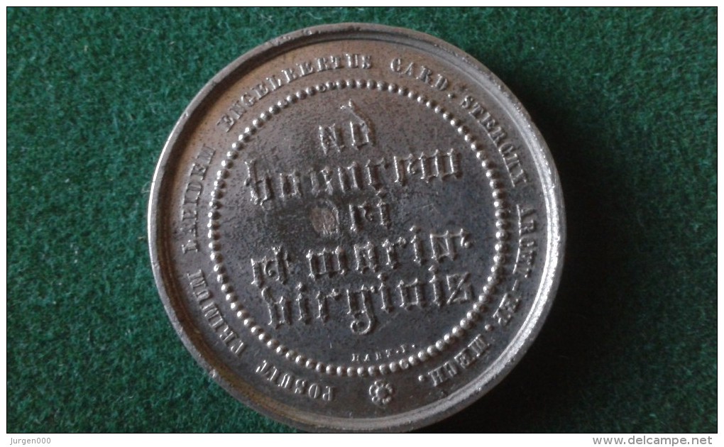 Mellaerts Consule, Lauwers Pastore, Card. Sterckx Borgerhout, 16 Gram (med339) - Souvenir-Medaille (elongated Coins)
