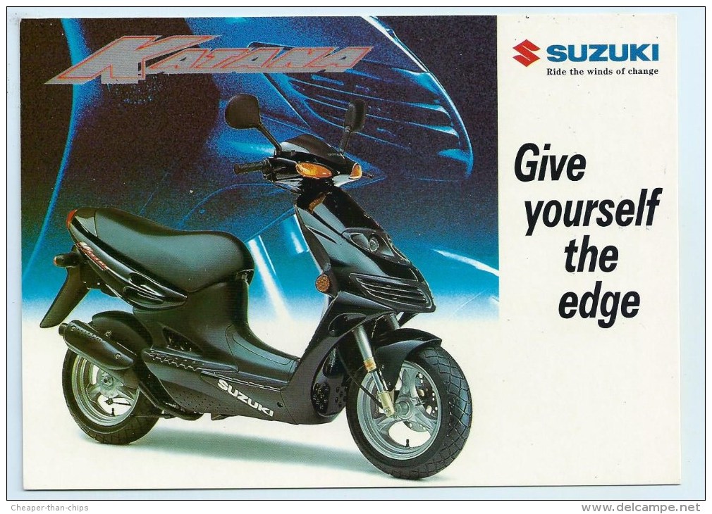 Suzuki Katana AY 50 - Adverising Card - Motorbikes