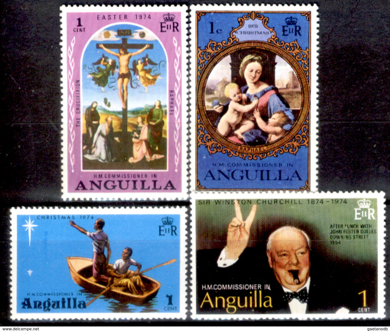 Anguilla-008 - Valori Emessi Nel  1974 (++/+) MNH/LH - Privi Di Difetti Occulti. - Anguilla (1968-...)