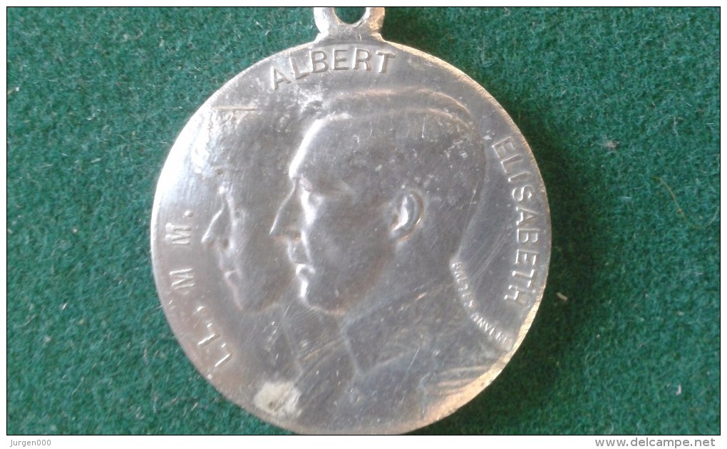 1914, Pour L'enfant Du Soldat, 4 Gram (med350) - Souvenirmunten (elongated Coins)