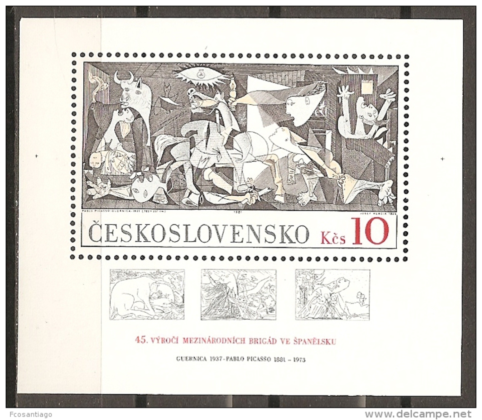 CHECOSLOVAQUIA 1981 - Yvert #H51 - MNH ** - Hojas Bloque