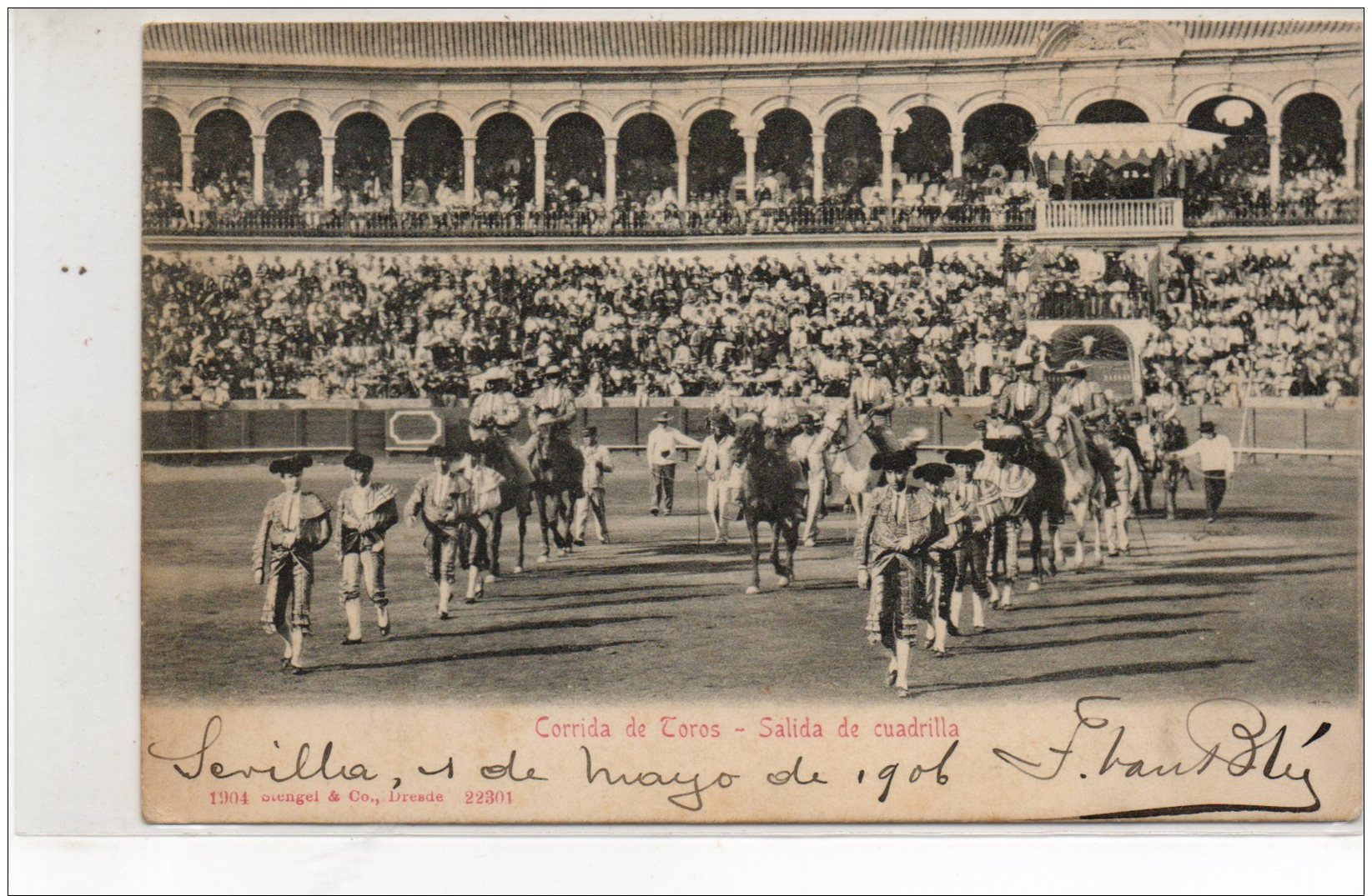 Sevilla Corrida De Toros  Salida De Cuadrilla - Sevilla