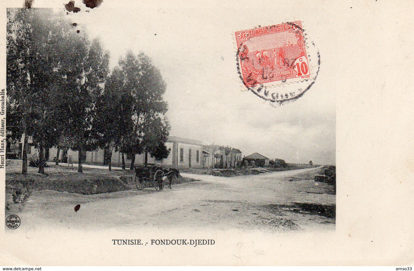 8670. CPA TUNISIE. FONDOUK-DJEDID - Tunesien