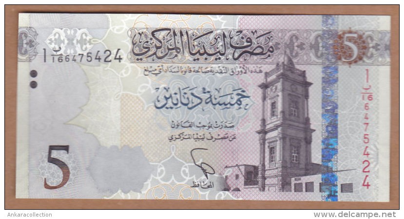 AC -  LIBYA - 5 DINARS UNCIRCULATED - Libya