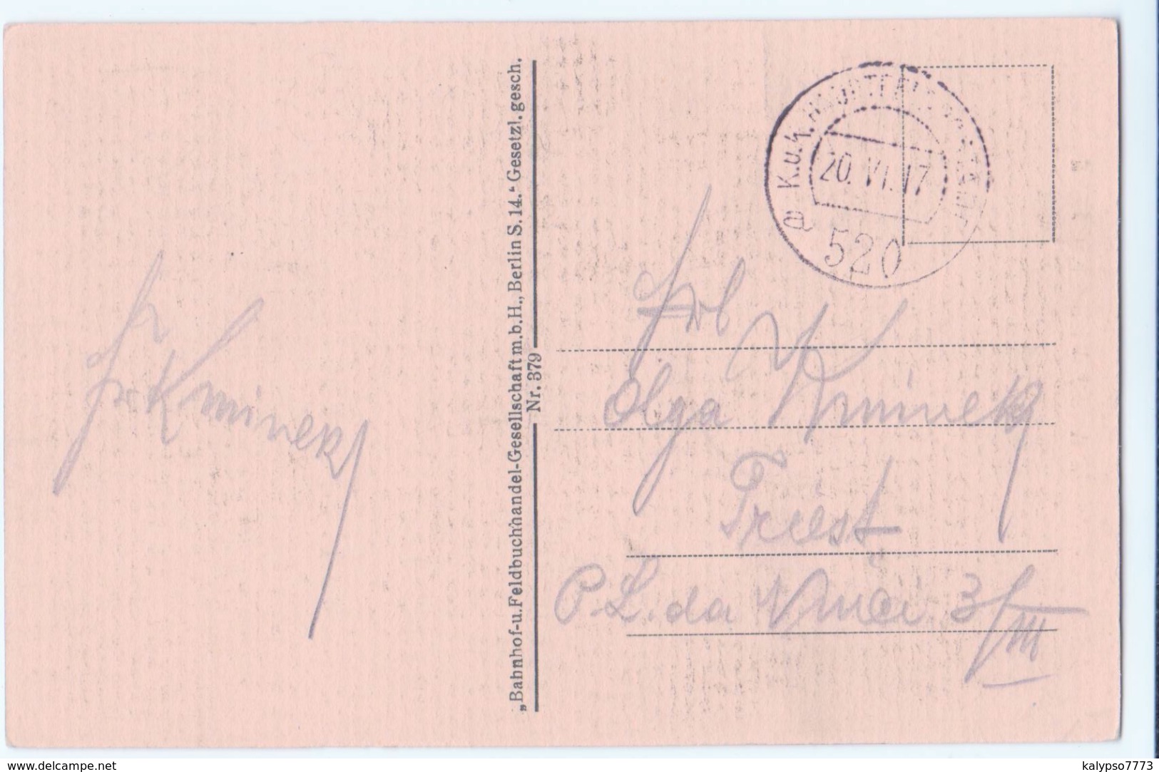 Romania , Feldpost 1917 - Europe