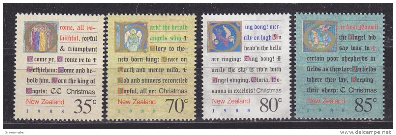 New Zealand 1988 Christmas 4v ** Mnh (33311F) - Neufs