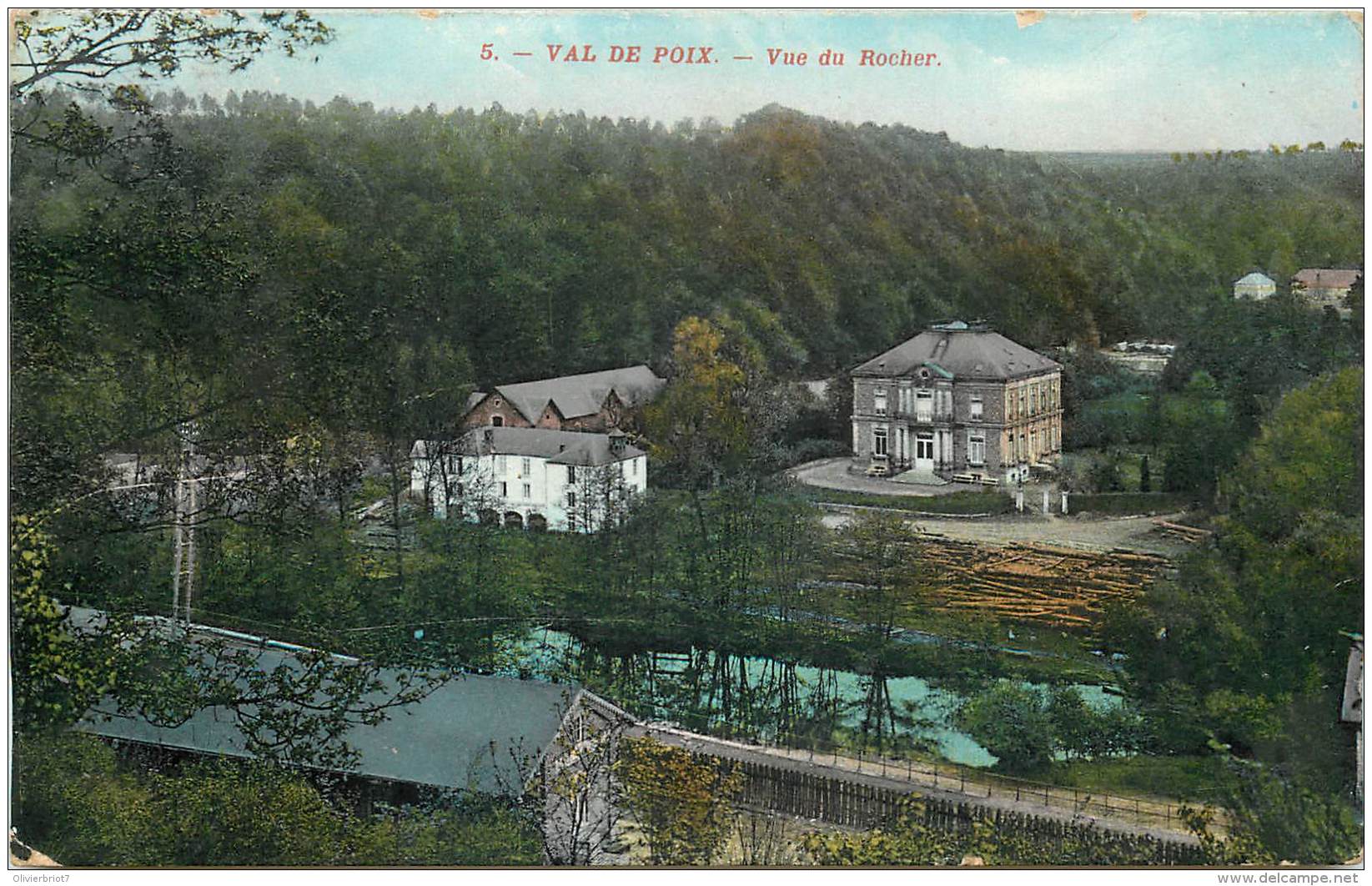 Saint-Hubert - Le Val De Poix - Couleur - Vue Du Rocher - Saint-Hubert