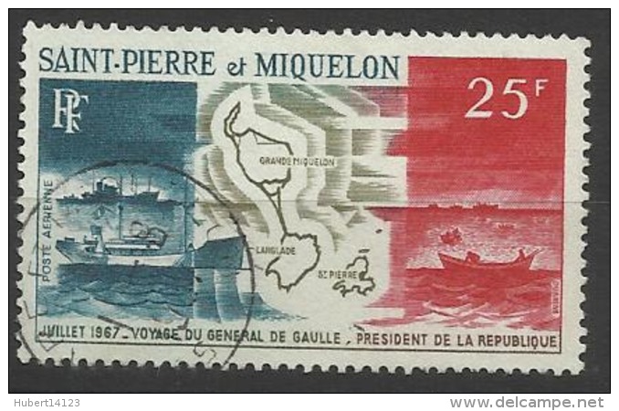 SAINT PIERRE ET MIQUELON N° PA 38 Oblitéré SPM POSTE AERIENNE - Used Stamps