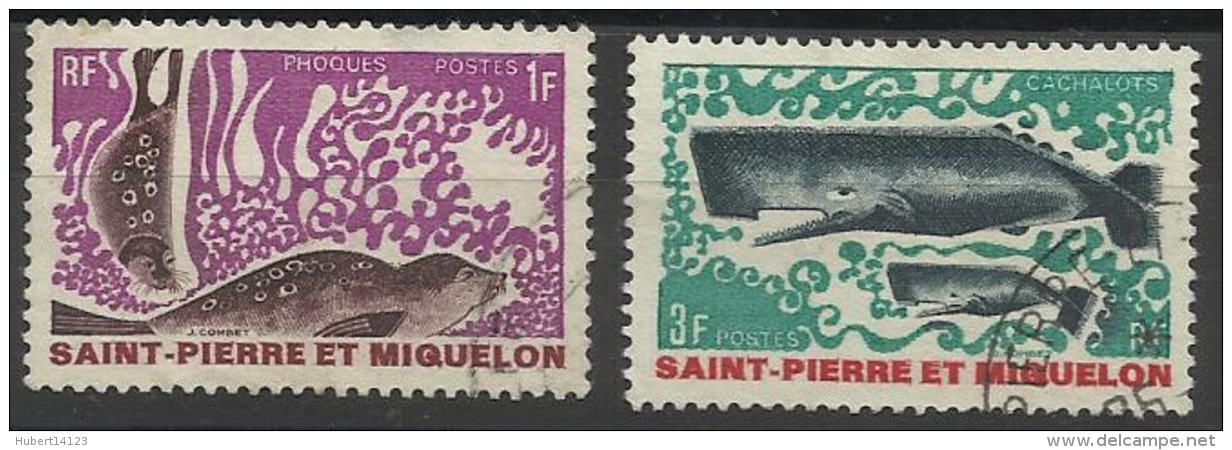 SAINT PIERRE ET MIQUELON N° 391 ET 392 Oblitérés SPM - Oblitérés