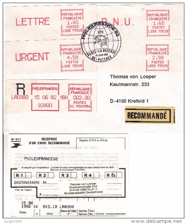 Nr 3.3.5 Zb ZS3 Op Reco-brief, Michel = ?? € (X09970) - 1981-84 Types « LS » & « LSA » (prototypes)