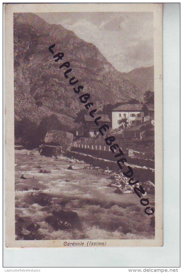 CPA - ITALIE - CERESOLE (ISSIME) - RARE - Autres & Non Classés