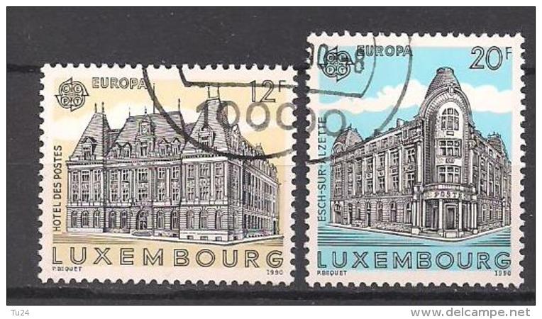 Luxemburg  (1990)  Mi.Nr.  1243 +1244  Gest. / Used  (11ew42)  EUROPA - Gebraucht