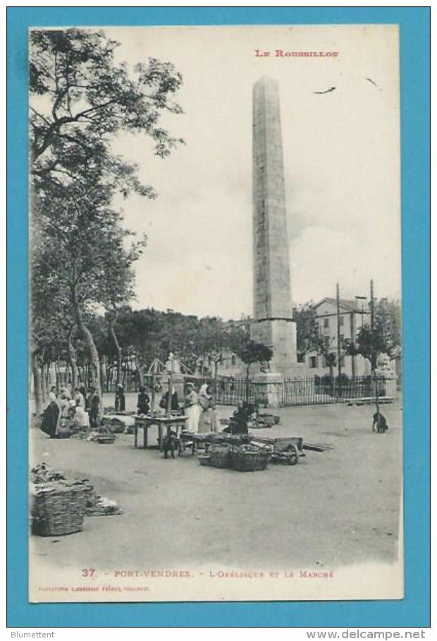 CPA LABOUCHE 37 - Métier Marchands Ambulants Le Marché PORT-VENDRES 66 - Port Vendres