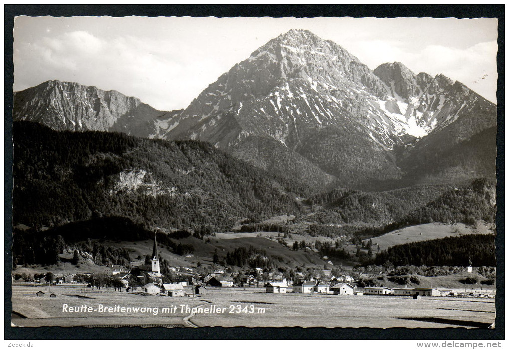 7652 - Alte Foto Ansichtskarte - Reutte Breitenwang Mit Thaneller - N. Gel - Reutte