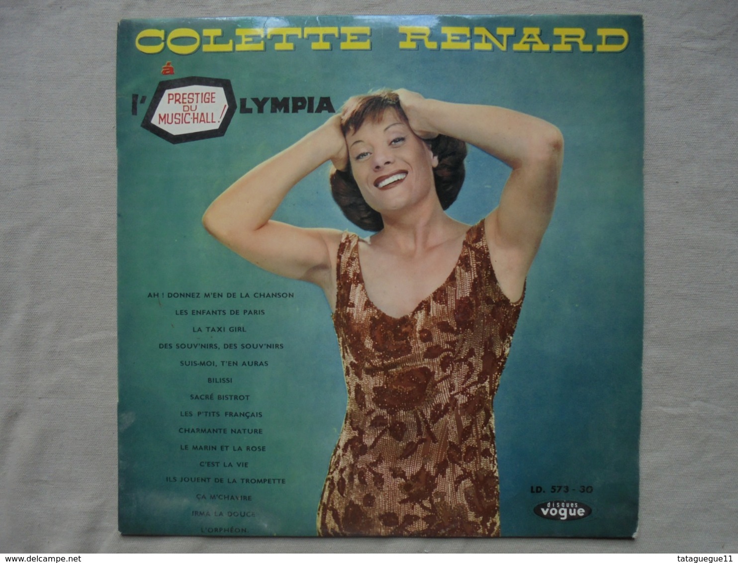 Disque Vinyle 33 T - COLETTE RENARD A L'OLYMPIA Orchestre Raymond LEGRAND - Autres - Musique Française