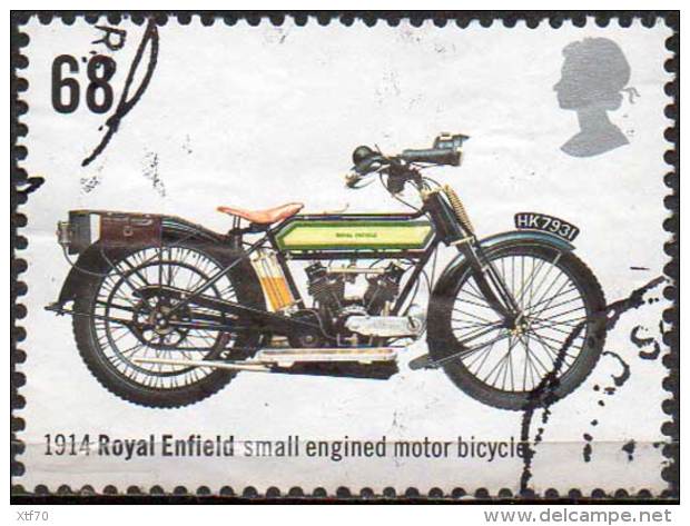 GREAT BRITAIN 2005 Motorcycles: 68p Royal Enfield, 1914 - Used Stamps