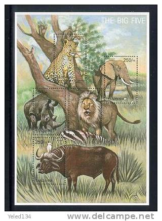 TANZANIA   2240 MINT NEVER HINGED MINI SHEET OF WILDLIFE & ANIMALS - Autres & Non Classés