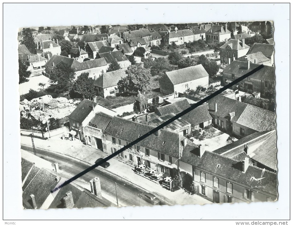 CPM  -  En Avion Au Dessus De...Neuvy Sautour  (Yonne ) Vue Générale - Neuvy Sautour