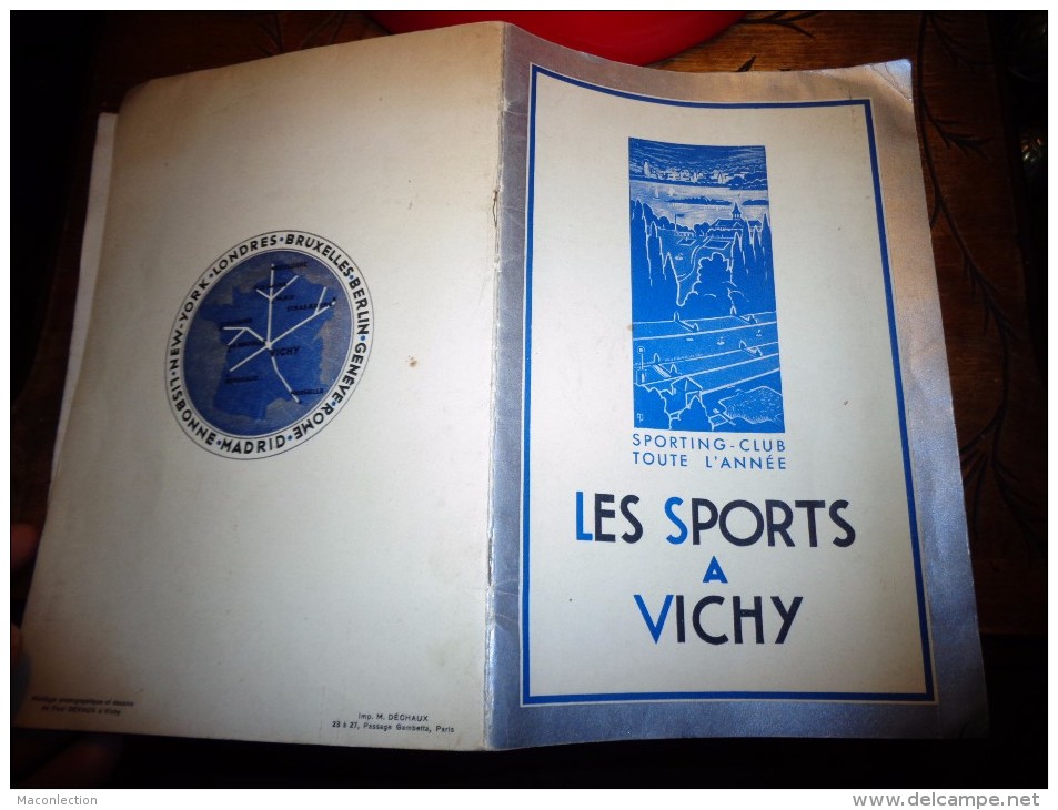 Les Sports à Vichy : Sporting Club 1933 - Vichy