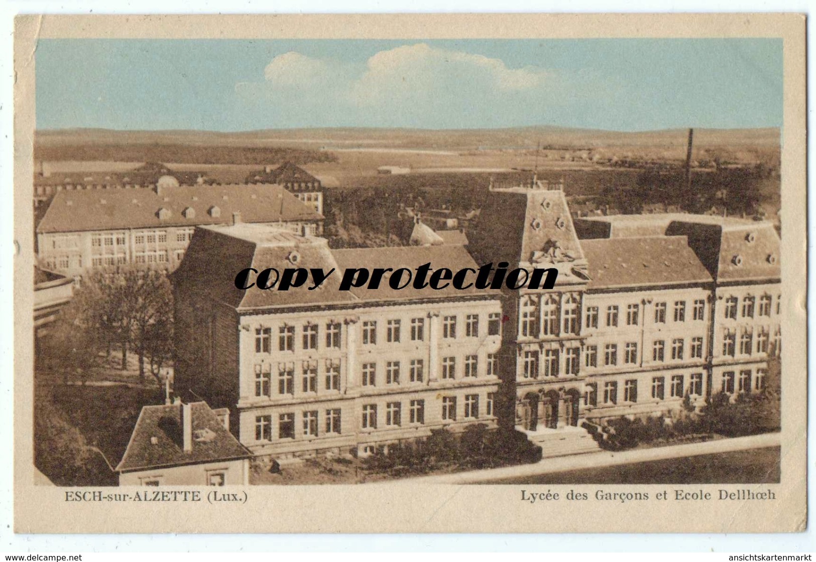 Esch Sur Alzette Luxembourg, Lycée Des Garcons Et Ecole Dellhoeh - Esch-Alzette