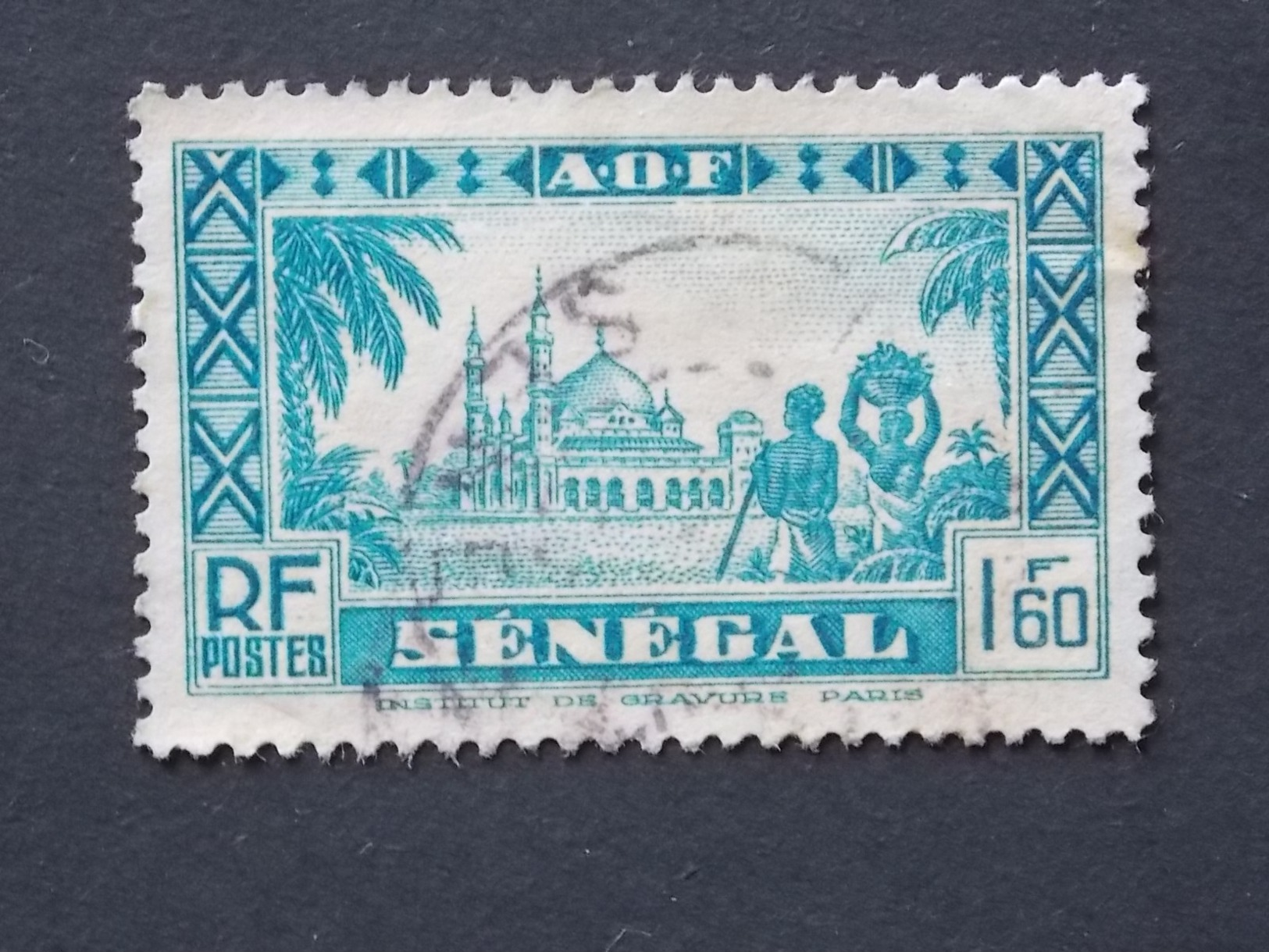 Timbre ( Ex-colonies & Protectorats ) SENEGAL    Y&T N° 167 (o) - Used Stamps