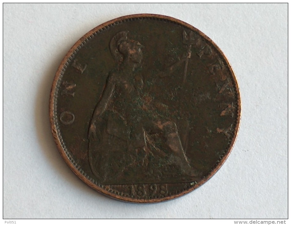 UK 1 PENNY 1898 ONE GRANDE BRETAGNE - D. 1 Penny