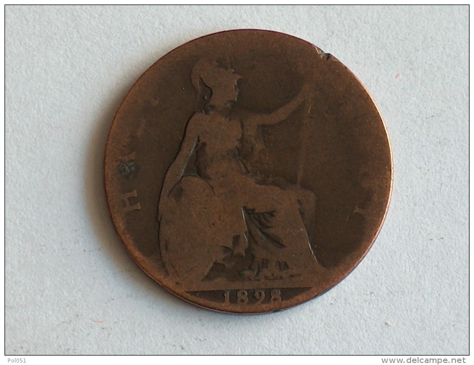 UK 1/2 PENNY 1898 HALF GRANDE BRETAGNE - C. 1/2 Penny