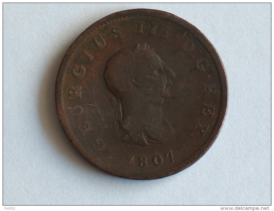 UK PENNY OU HALF PENNY 1807 GRANDE BRETAGNE - C. 1 Penny