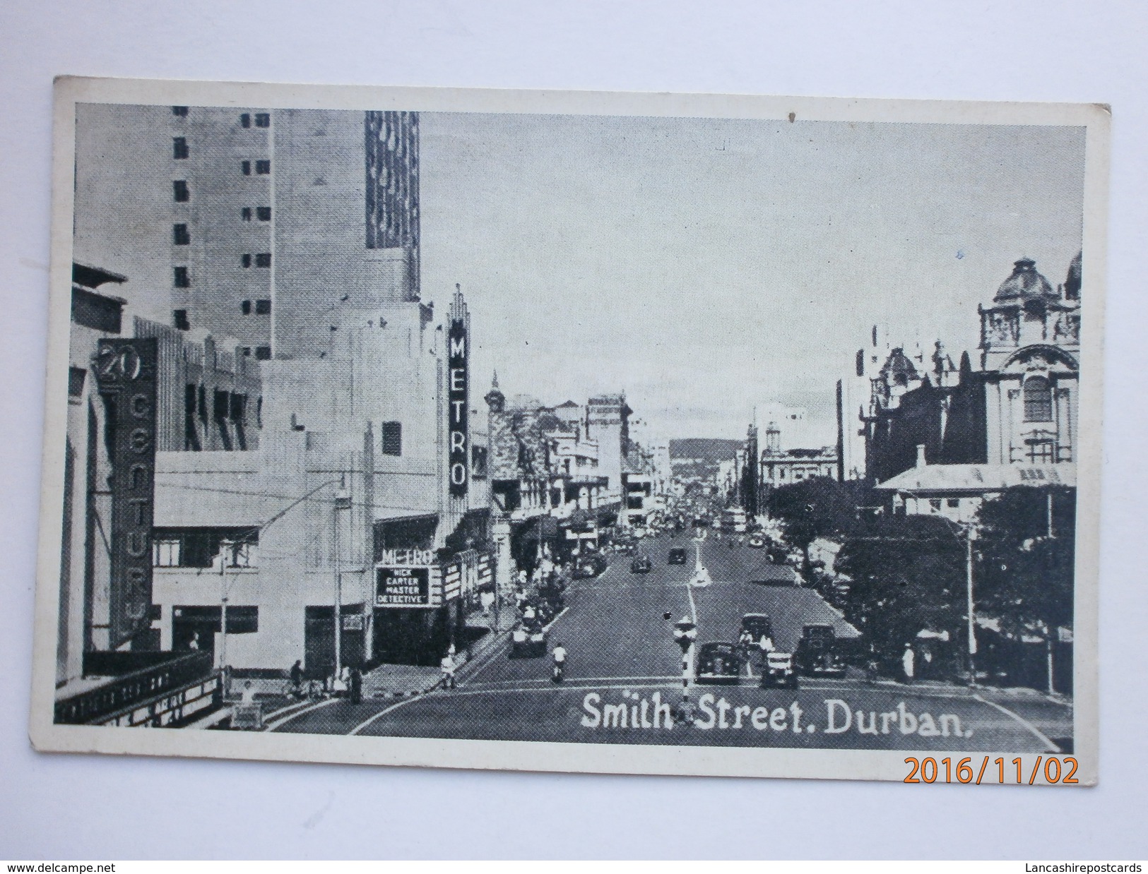 Postcard Smith Street Durban South Africa Animated Street Scene My Ref B1155 - South Africa